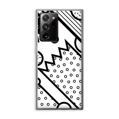 Pop Art #4: Samsung Galaxy Note 20 Ultra / Note 20 Ultra 5G Transparant Hoesje