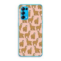Alpacas: Oppo Find X3 Lite Transparant Hoesje