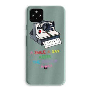 Smile: Google Pixel 5a 5G Transparant Hoesje