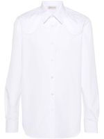 Alexander McQueen chemise en coton à manches longues - Blanc