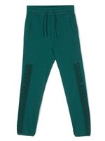 Emporio Armani Kids pantalon de jogging à logo embossé - Vert - thumbnail