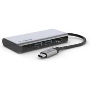Belkin AVC006btSGY CONNECT USB-C 4-in-1 Multiport Adapter