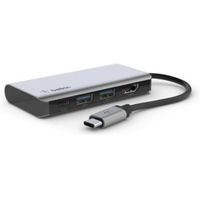 Belkin AVC006btSGY CONNECT USB-C 4-in-1 Multiport Adapter Belkin AVC006btSGY CONNECT USB-C 4-in-1 Multiport Adapter