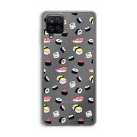 Sushi time: Samsung Galaxy A12 Transparant Hoesje