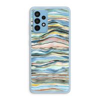 Watercolor Agate: Samsung Galaxy A52 Transparant Hoesje