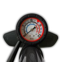 Lynx Fietspomp met manometer zwart - thumbnail