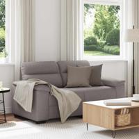 2-zitsbank Taupe 120 cm Stof