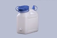 Hunersdorff Jerrycans met wijde hals | 6 l HD-PE met extra tuit | H287xB264xD132 mm | 1 stuk - 817110 817110 - thumbnail