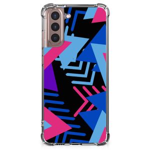 Samsung Galaxy S21 Plus Shockproof Case Funky Triangle