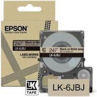 Epson LK-6JBJ Beige, Zwart