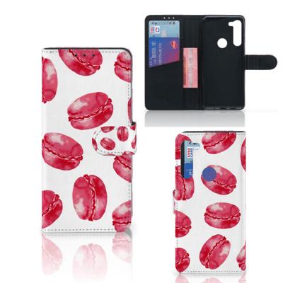 Motorola G8 Power | Book Cover | Pink Macarons