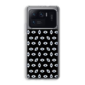 Eyes pattern: Xiaomi Mi 11 Ultra Transparant Hoesje