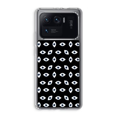 Eyes pattern: Xiaomi Mi 11 Ultra Transparant Hoesje