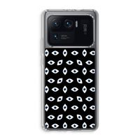 Eyes pattern: Xiaomi Mi 11 Ultra Transparant Hoesje