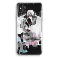 Camouflage de sommeil: iPhone XS Max Transparant Hoesje
