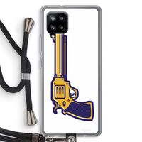 Pew Pew Pew: Samsung Galaxy A42 5G Transparant Hoesje met koord Pew Pew Pew: Samsung Galaxy A42 5G Transparant Hoesje met koord