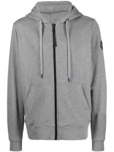 Canada Goose hoodie en coton à fermeture zippée - Gris