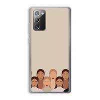 Girls girls girls: Samsung Galaxy Note 20 / Note 20 5G Transparant Hoesje