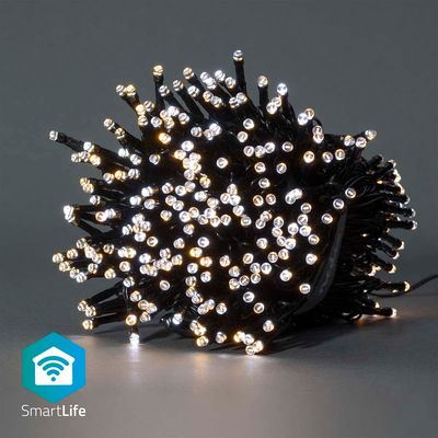 Nedis SmartLife Decoratieve LED | Wi-Fi | 400 LED&apos;s | 20 m | 1 stuks - WIFILX02W400 WIFILX02W400