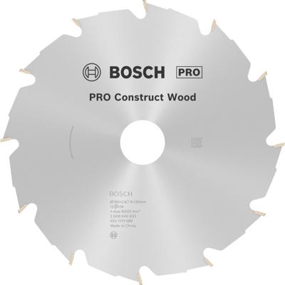 Bosch Accessoires Cirkelzaagblad Construct Wood 190 x 30 x 2,6 mm, 12 1st - 2608640633