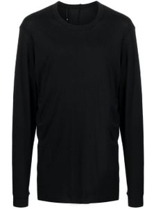 11 By Boris Bidjan Saberi t-shirt en coton à zip - Noir