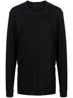 11 By Boris Bidjan Saberi decorative-zip jersey T-shirt - Noir