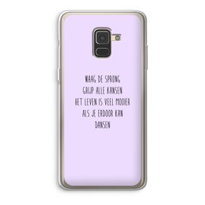 Sprong: Samsung Galaxy A8 (2018) Transparant Hoesje