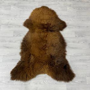 Schapenvacht Scandinavian bruin 120x85cm L