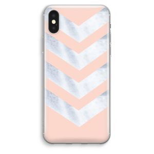 Marmeren pijlen: iPhone XS Max Transparant Hoesje