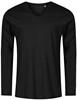 Promodoro XO1460 Men´s V-Neck T-Shirt Long Sleeve - Black - XS