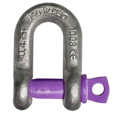 Delta D-sluiting met borstbout | volgens EN 13889 en U.S. Fed Spec | 1 ton - YE.EN02.01 YE.EN02.01