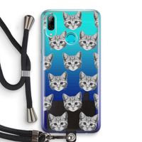 Kitten: Huawei P Smart (2019) Transparant Hoesje met koord
