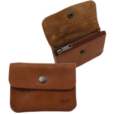 Bear Design Etui Portemonnee Pietje Cognac