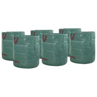 VidaXL Tuinafvalzakken 12 pcs groen 67 x 67 x 75,5 cm polypropyleen