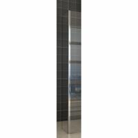 Wiesbaden zijwand + hoekprofiel 40x200 10mm NANO glas