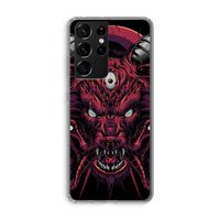 Hell Hound and Serpents: Samsung Galaxy S21 Ultra Transparant Hoesje