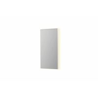 INK SP32 spiegel - 50x4x100cm rechthoek in stalen kader incl indir LED - verwarming - color changing - dimbaar en schakelaar - mat wit 8410011