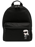 Karl Lagerfeld K/Ikonik 2.0 zip-up backpack - Noir