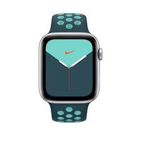 Apple origineel Nike Sport Band Apple Watch 42mm / 44mm / 45mm / 49mm Midnight Turquoise / Aurora Green - MXR12ZM/A - thumbnail