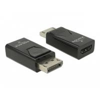 Delock 66234 DisplayPort / HDMI Adapter [1x DisplayPort stekker - 1x HDMI-bus] Zwart 0.00 m