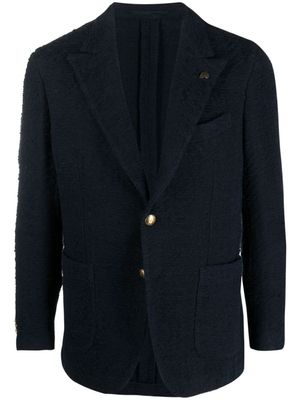 Gabriele Pasini blazer à simple boutonnage - Bleu