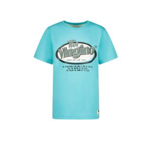 Vingino Hebor T-Shirt Kids Lichtblauw - Maat 92 - Kleur: Zwart | Soccerfanshop
