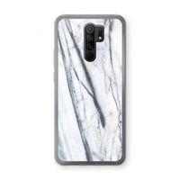 Gestreepte marmer: Xiaomi Redmi 9 Transparant Hoesje