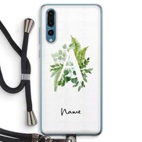 Green Brush: Huawei P20 Pro Transparant Hoesje met koord