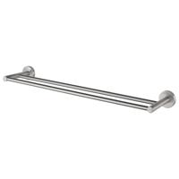 Haceka Kosmos Handdoekhouder - 62cm - dubbel - geborsteld chroom 1208652