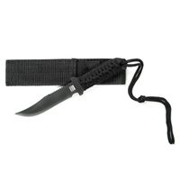 Combat mes zwart voor survival 19.5 cm   -