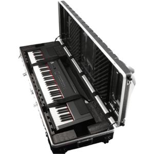 Fazley Protecc 88BK koffer voor 88 toetsen keyboard/stage piano 143x42x15 cm