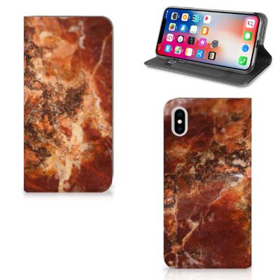 Apple iPhone Xs Max | Standcase | Marmer Bruin