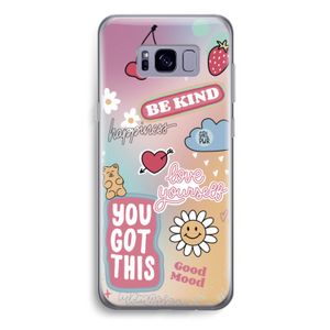 Positivity: Samsung Galaxy S8 Plus Transparant Hoesje