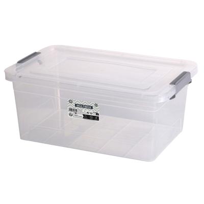 Urban Living Opberg box - 15 liter - 42 x 28 x 42cm - met deksel en clips - waterdicht